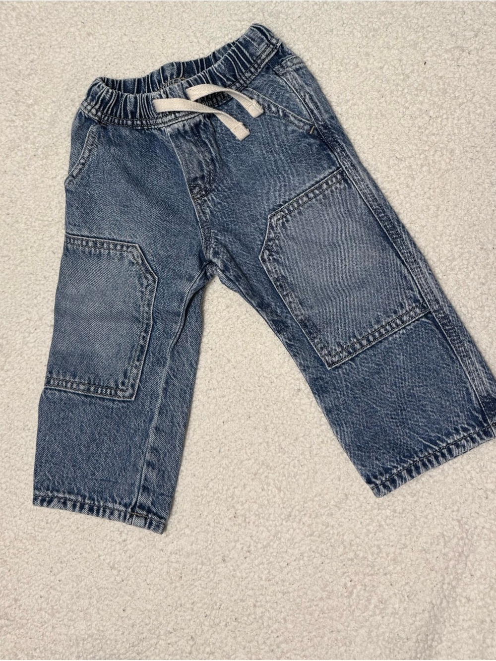 GAP Kids Indigo Denim Patch Pocket Jeans